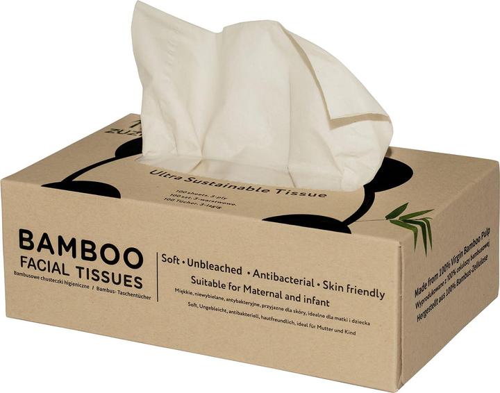 Zuzii Bambou 3 - lingettes stratifiées 100 -PCs (carton) -