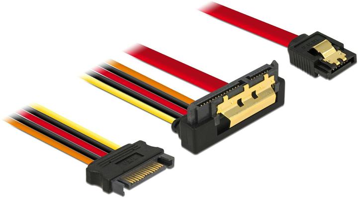 Actual product image Delock SATA cable & SATA power,30cm, gew.
