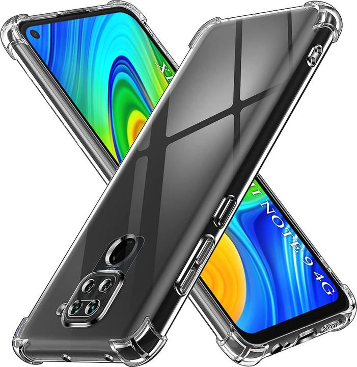 Produktbild Techsuit - Shockproof Clear Silicone - Xiaomi Redmi Note 9 / Redmi 10X 4G - Clear (Xiaomi Redmi Note 9)