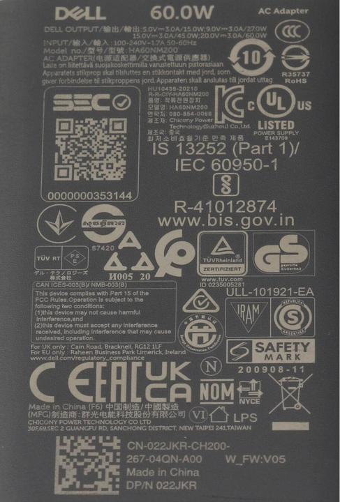 Produktbild Dell DA60NM200 (60 W)