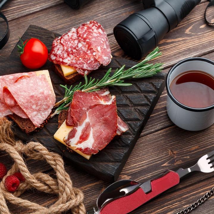 Actual product image Hermex 4in1 outdoor cutlery set fork knife spoon bottle opener camping cutlery