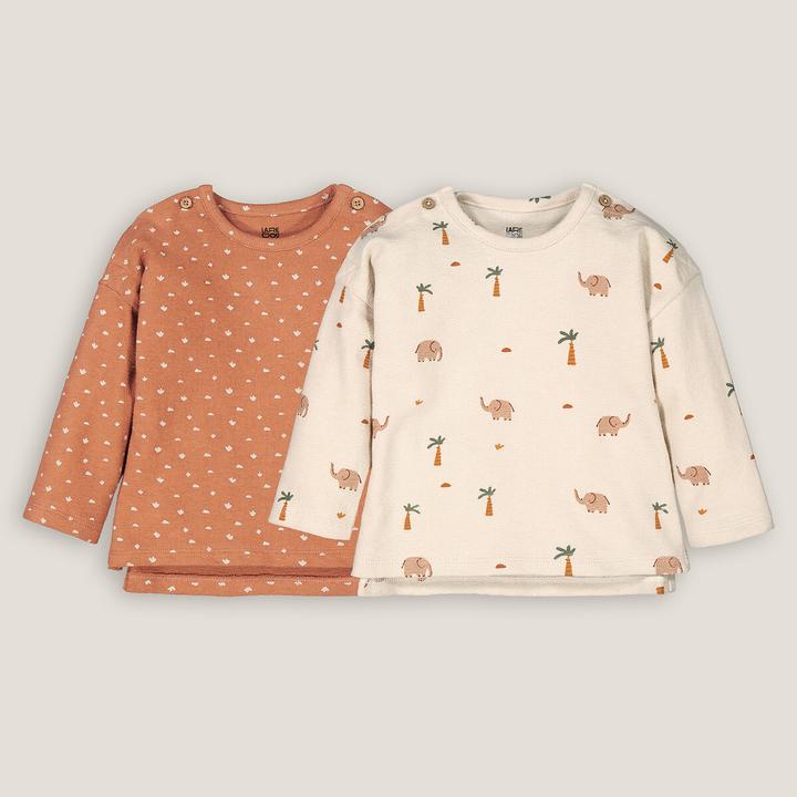Immagine prodotto La Redoute Collections Confezione da 2 camicie stampate a maniche lunghe (68)