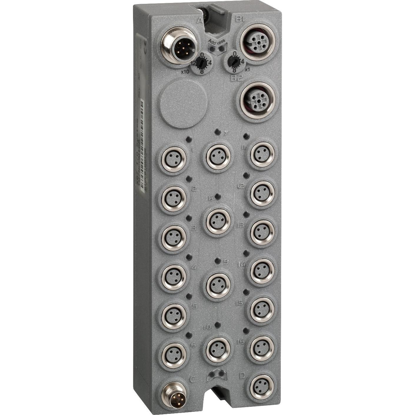 Schneider Electric CANopen-Schnittstellenblock, IP67, 16 E/A, M8 TM7NCOM16B, Automatisierung