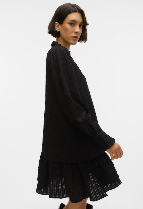 Produktbild Vero Moda Normal geschnitten Hoch geschlossen Ärmelbündchen mit Knopf Kurzes Kleid Kleid (S)