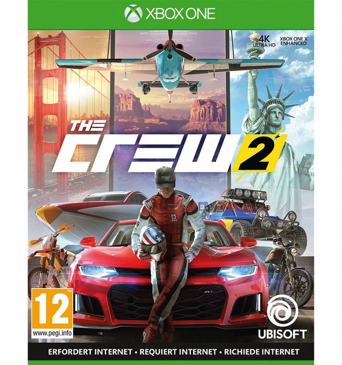 Produktbild Ubisoft The Crew 2 (Xbox One X, Xbox Series X, Multilingual)