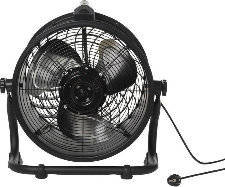 Produktbild Sygonix Bodenventilator 120 W Schwarz Schwenkbar (61.70 dB)