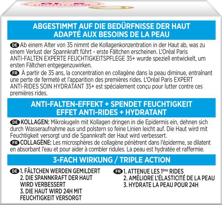 Label énergétique L'Oréal Paris Anti-Rides Expert Collagène 35+ Jour (50ml) (50 ml, Crème de jour)