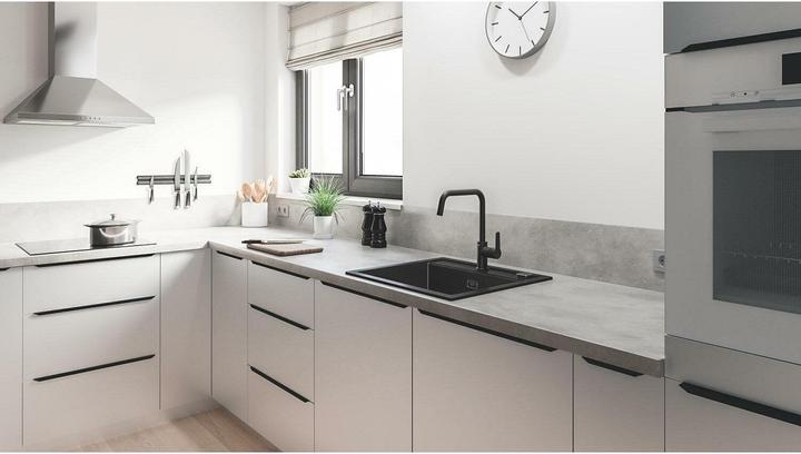 Image du produit Grohe Start QuickFix Küchenarmatur, hoher Auslauf, schwenkbar, mattschwarz