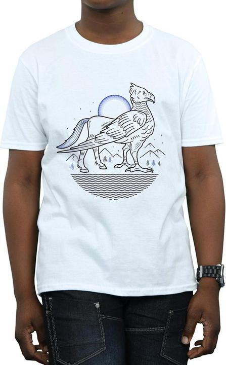 Immagine prodotto Buckbeak Line Art Maglietta Ragazzi (116)