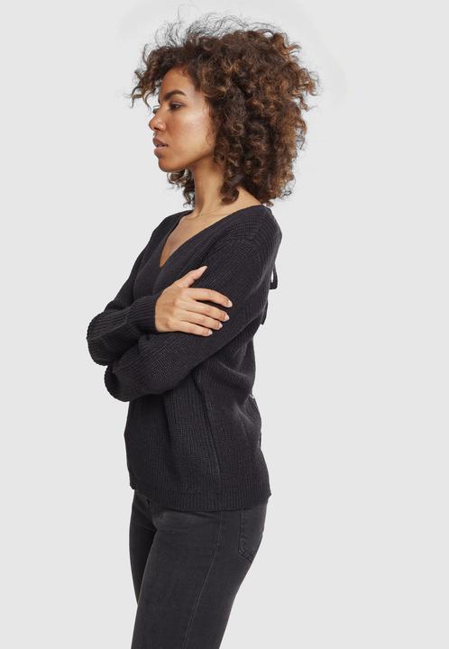 Actual product image Urban Classics Ladies Back Lace Up Sweater (S)