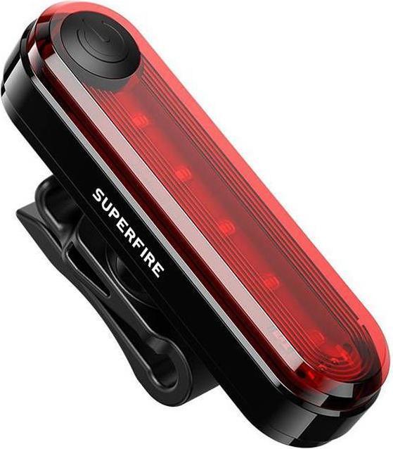 Produktbild Superfire Rear bike light BTL01, USB, 230mAh