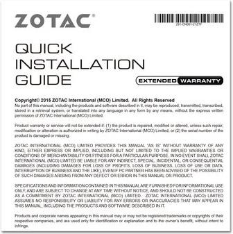 Image du produit Zotac Gaming GeForce RTX 2060 Gaming Twin Fan (6 Go)