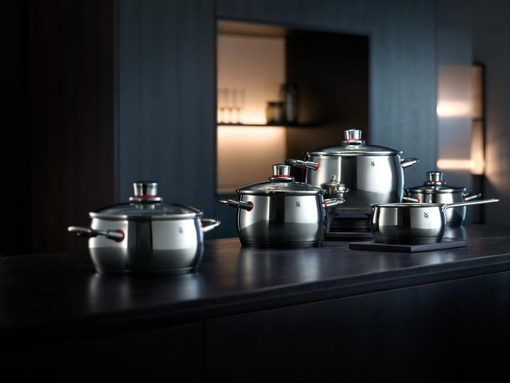 Produktbild WMF Quality One Topf-Set 5teilig (774556380), Edelstahl (Edelstahl, 24 x 25.30 cm)