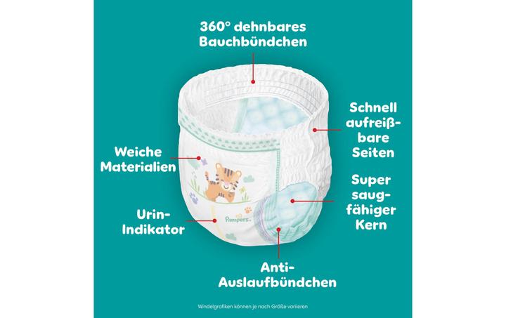 Produktbild Pampers Baby-Dry Pants (Gr. 8, Monatsbox, 117 Stk.)