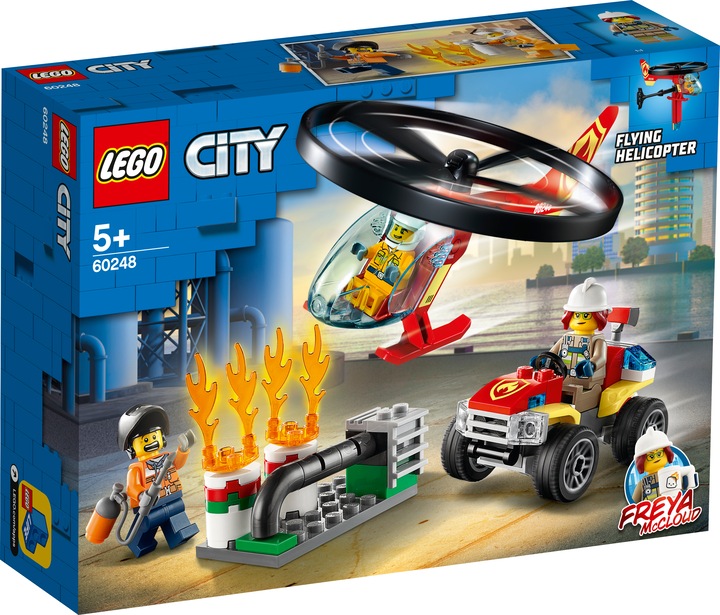 Actual product image LEGO Operation with the fire brigade helicopter (60248, LEGO City)
