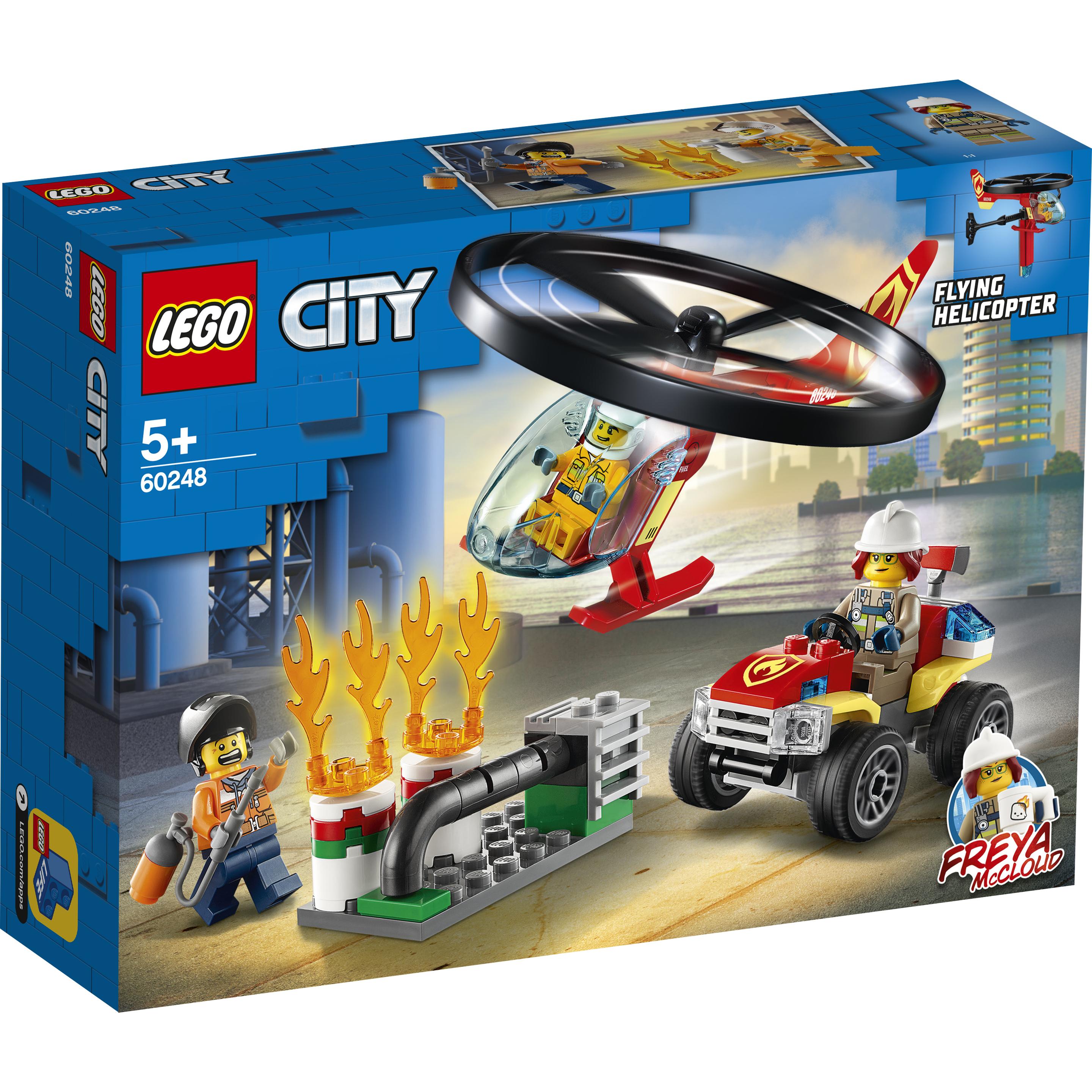 Thumbnail - LEGO Einsatz mit dem Feuerwehrhubschrauber (60248, LEGO City)