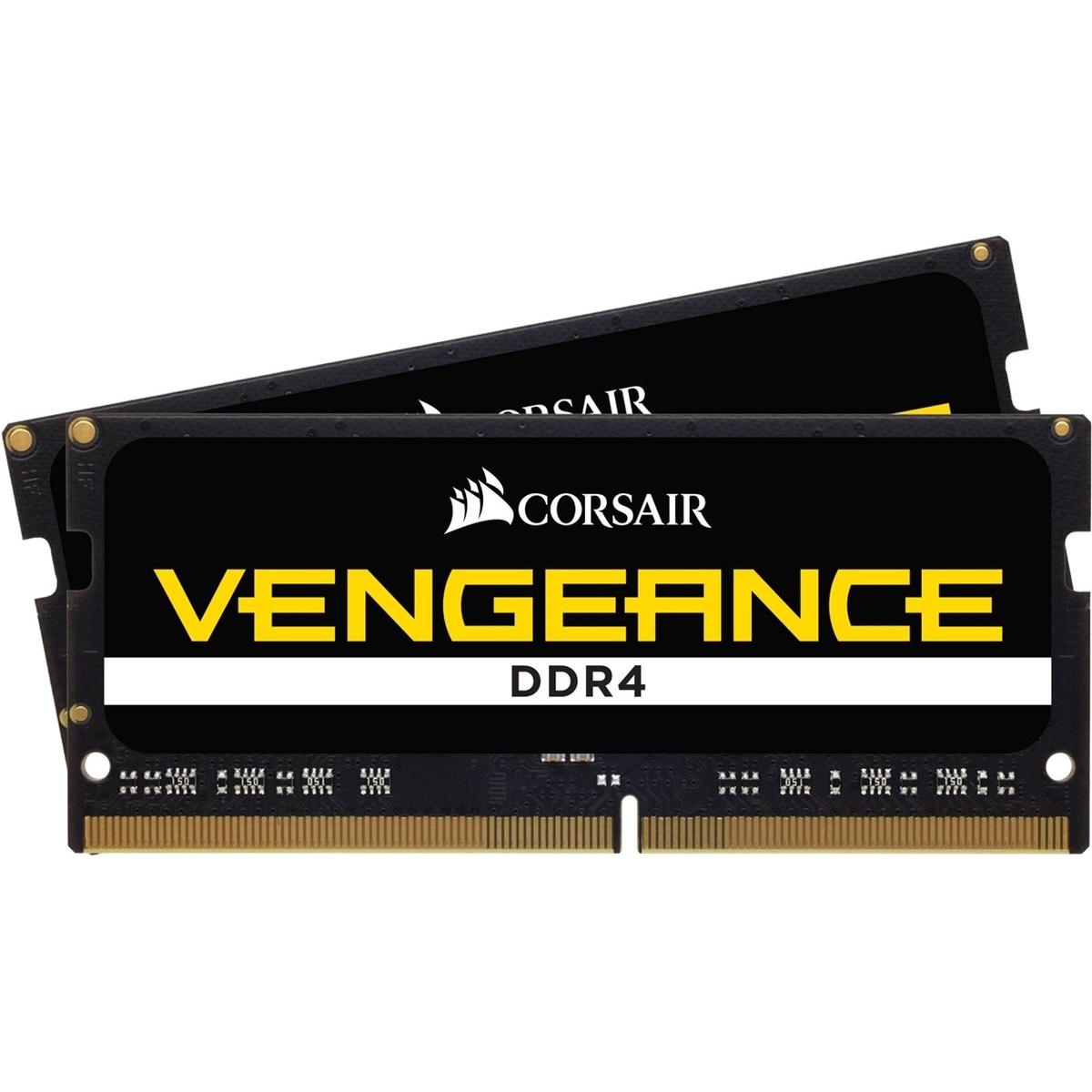 Corsair DDR4 PC 2933 CL19 PCB (2 x 8GB, 2933 MHz, DDR4-RAM, SO-DIMM), Memoria RAM, Nero