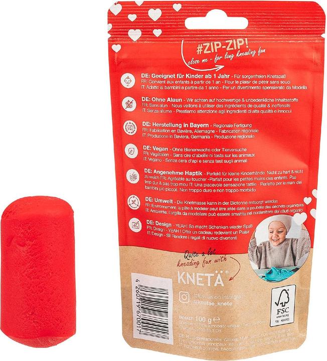 Produktbild Knetä Bag Rot 100g