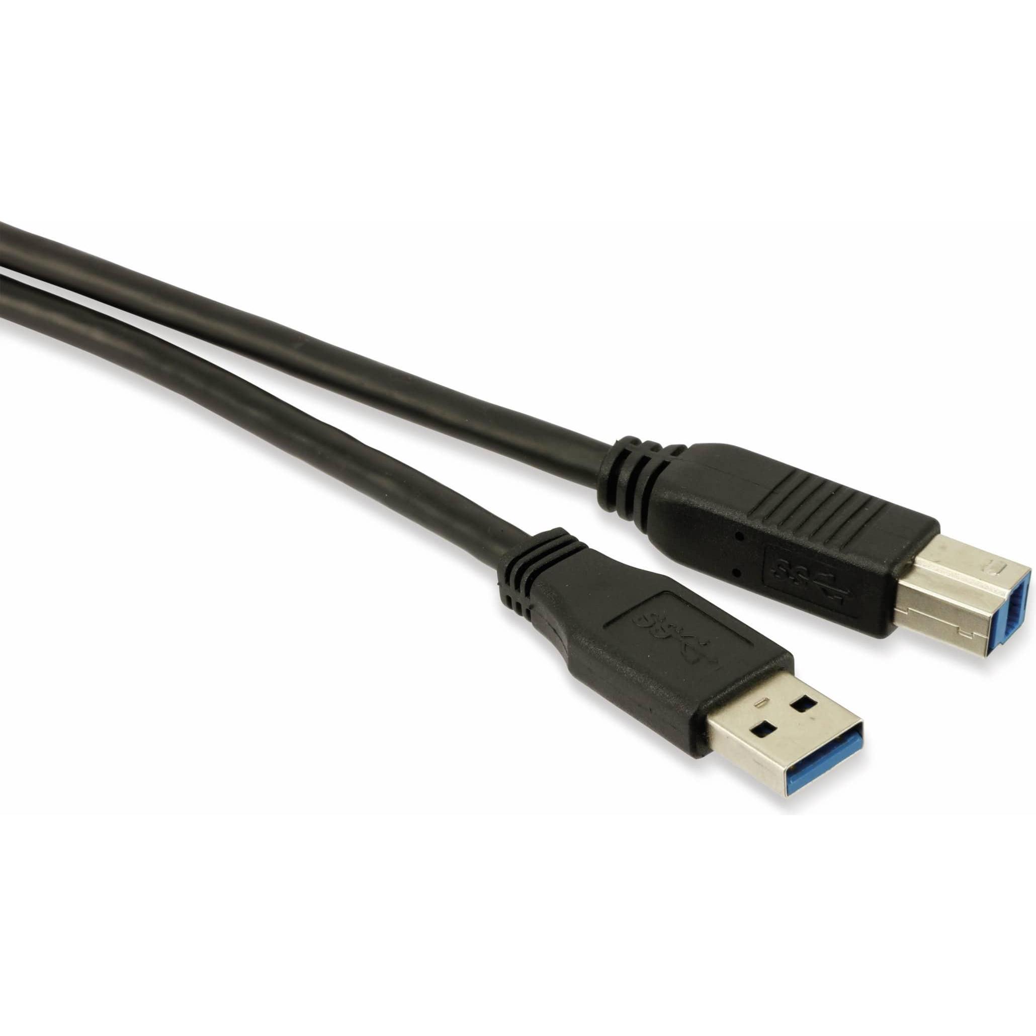Thumbnail - Eneroid USB3.0 Kabel, A/B, 1,7m, schwarz (1.70 m), USB Kabel