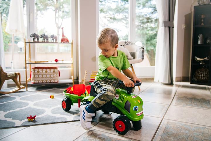 Actual product image Falk Toys Sliding vehicle with trailer Claas