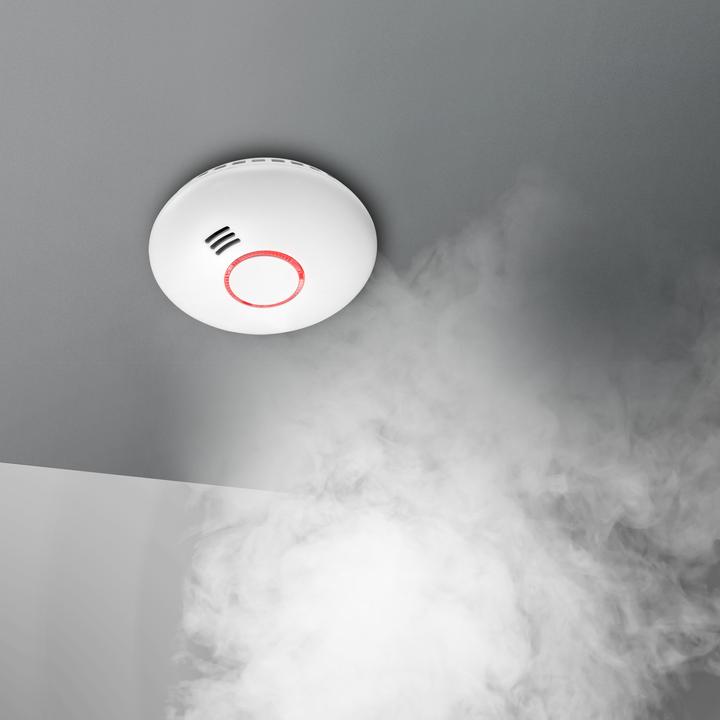 Actual product image Alecto SMART-SMOKE10 Smart Zigbee Rookmelder - 10 jaar sensor - Voldoet aan Europese norm EN14604 - 4 stuks