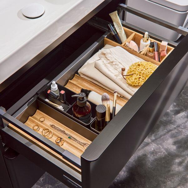 Immagine prodotto hansgrohe IntraStoris Box, set base piccolo, 90x90, nero opaco, 54225670