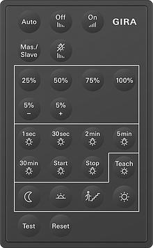 Produktbild Gira 237300 IR-Fernbedienung