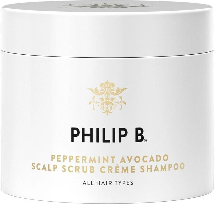 Actual product image Philip B. Peppermint Avocado Scalp Scrub (236 ml)