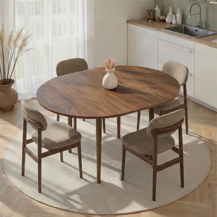 Image du produit Skye Decor Viona Extendable Dining Table (100 x 100 x 75 cm)