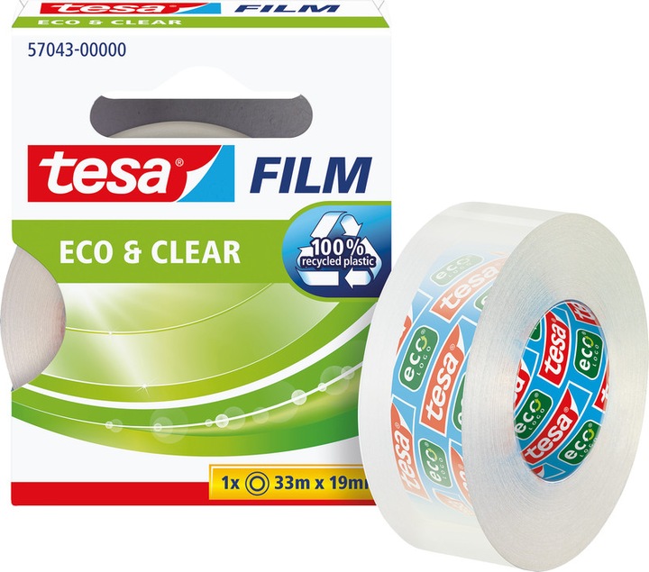 Actual product image tesa tesafilm ECO & CLEAR, solvent-free and ageing-resistant (15 mm)
