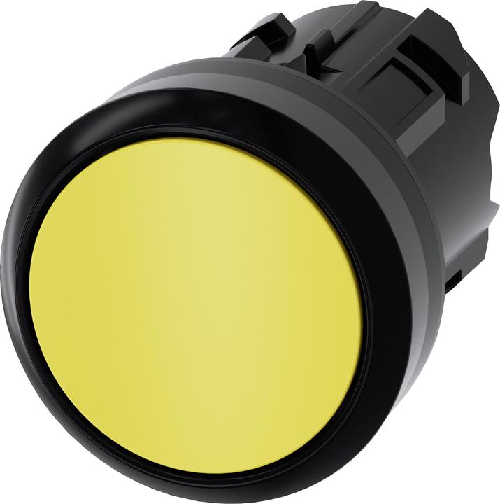 Produktbild Siemens Pushbutton 22mm Round Plastic Yellow