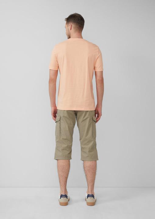 Produktbild S.Oliver Bermuda File: Gemusterte Cargo-Bermuda aus Baumwollmix im Relaxed Fit (30)