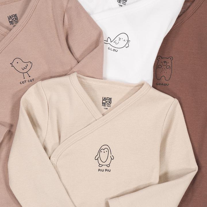 Actual product image La Redoute Collections 7er-Pack Langarm-Bodys für die Geburt (50)