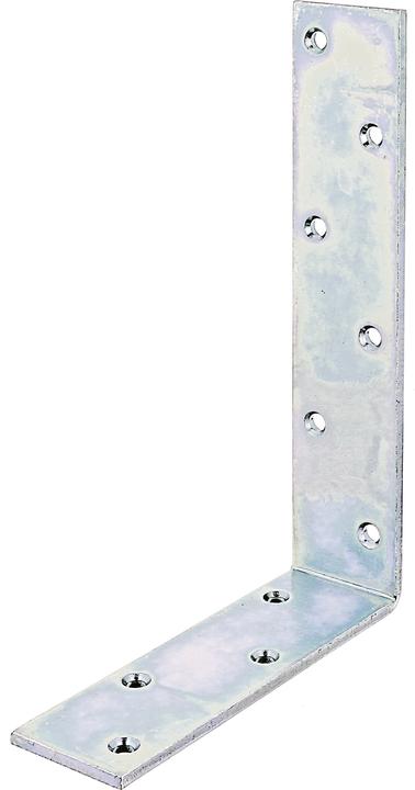 Image du produit GAH Equerre de poutre L240x160 mmmm Largeur 50 mm à ailes inégales Acier brut électrozingué jaune (Angle de rayonnement, 1 pcs)
