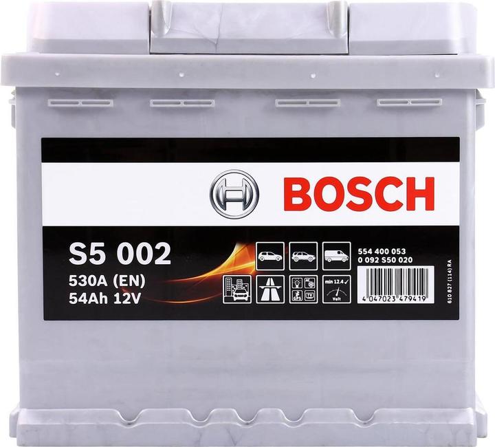 Actual product image Bosch Automotive S5 002 (12 V, 54 Ah, 530 A)