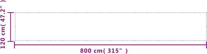 Produktbild vidaXL Balkon-Sichtschutz 100 % Polyester-Oxford