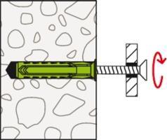 Image du produit Fischer Cheville SX Plus Green 5x25 (90 pcs)