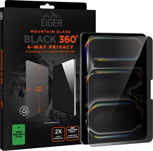 Eiger Mountain Glass Black 360 Privacy (1 Stück, iPad Pro 11 2024 (M4))