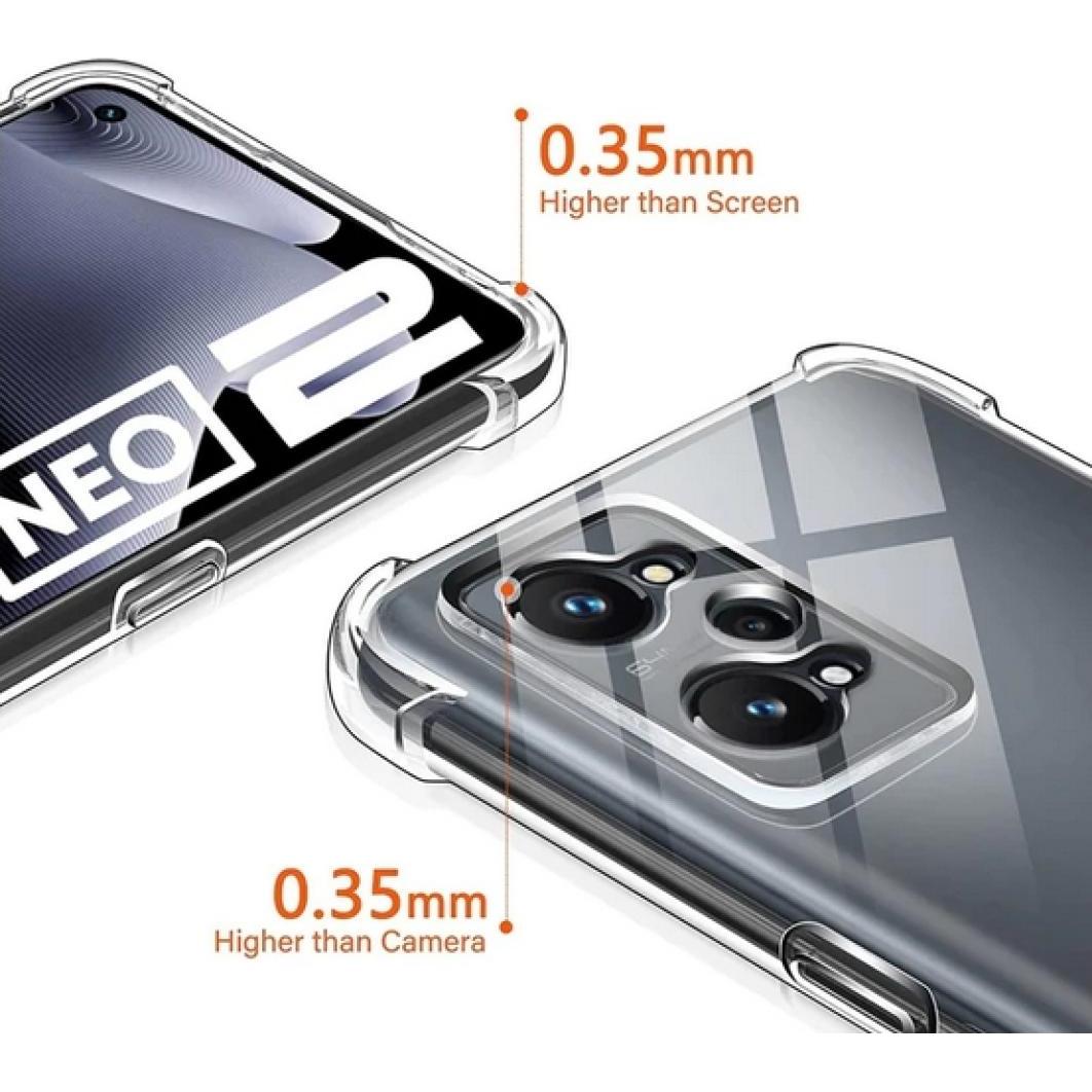 Thumbnail - Screenguard Realme GT Neo2 Hülle Crystal Soft Airbag Bumper (Realme GT Neo 2), Smartphone Hülle, Transparent