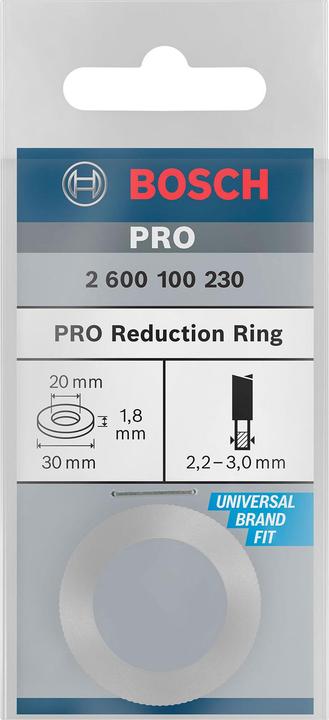 Produktbild Bosch Professional Zubehör Reduzierring für PRO Kreissägeblatt, 30 x 1,8 x 20 mm