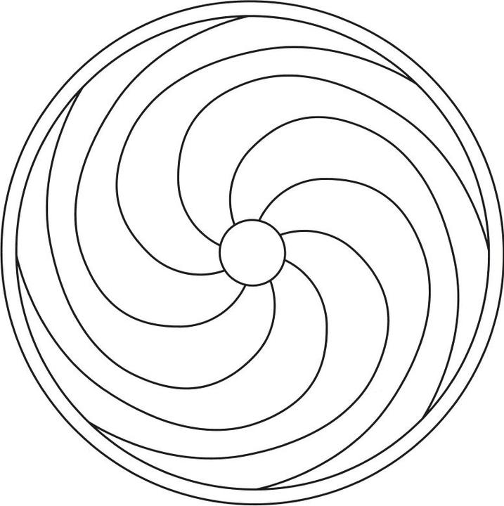 Actual product image Mandalas (blue)