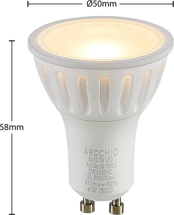 Produktbild Arcchio Gu10 7W LED (GU10, 460 lm, 1x)