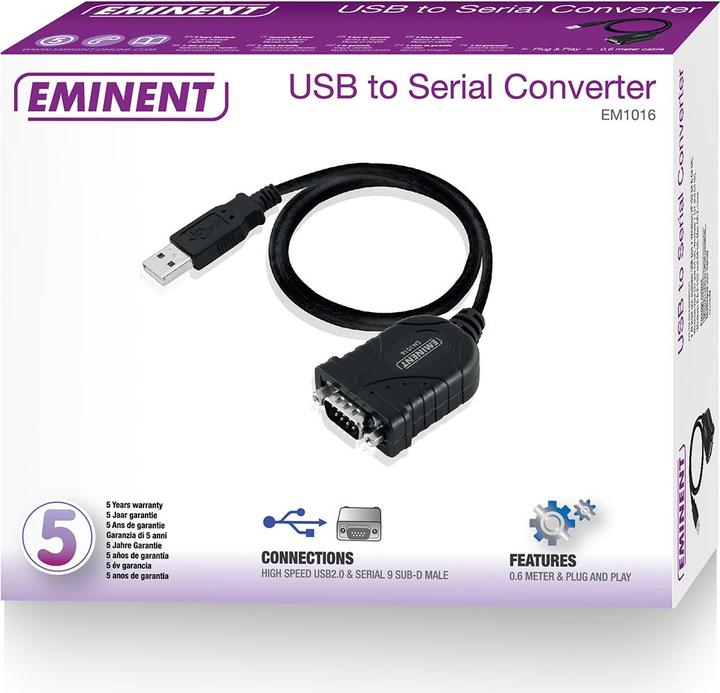 Actual product image Eminent EM1016 Serial adapter (0.60 m)