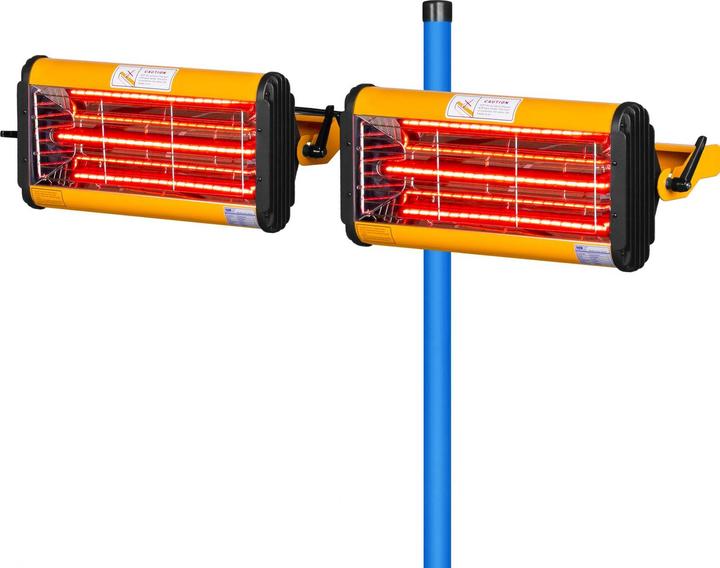 Produktbild MSW Lacktrockner Strahler Infrarotstrahler Heizstrahler Infrarot Lampe Auto 2.200 W (2.20 W)