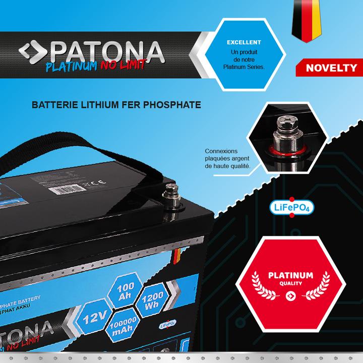 Produktbild Patona Platinum (12 V, 100 Ah)