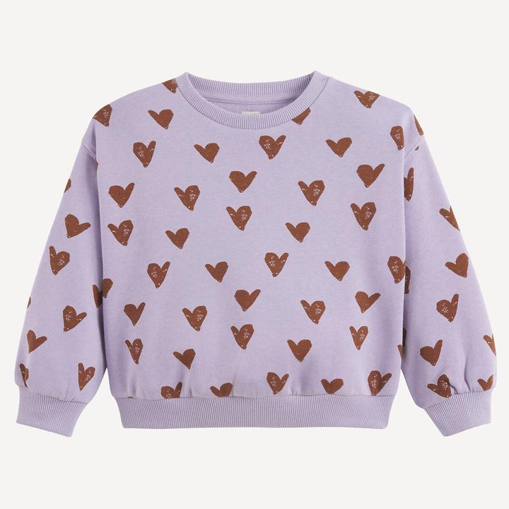 Actual product image La Redoute Collections Sweatshirt mit Herzchen-Print aus Molton (104)