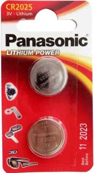 Produktbild Panasonic Lithium Power CR2025 (2 Stk., CR2025, 165 mAh)