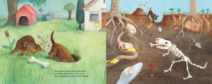 Actual product image Lumpi 2: Lumpi gräbt ein Loch (German, Amélie Jackowski, Ralph Caspers, 2024)