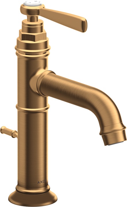 Actual product image Axor Montreux single lever washbasin mixer 100, pop-up waste, 142mm projection
