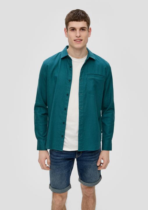 Produktbild s.Oliver Hemd Hemd aus Leinenmix (XL)